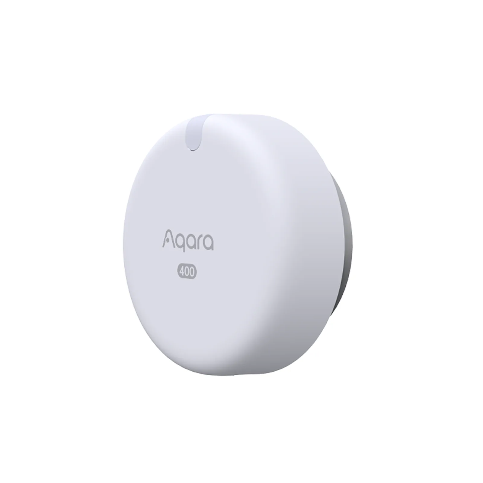 White Aqara Spatial Multi-Sensor FP400 on its adjustable mounting base