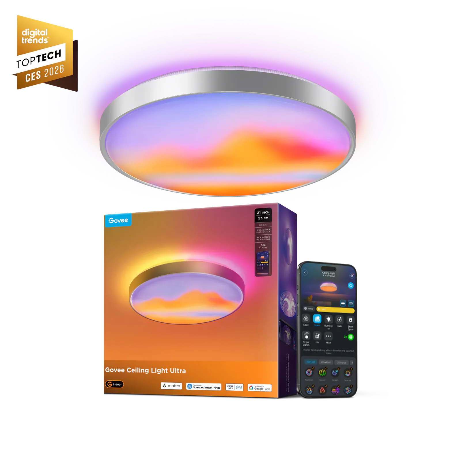 Govee Matter Ceiling Lights and Fans