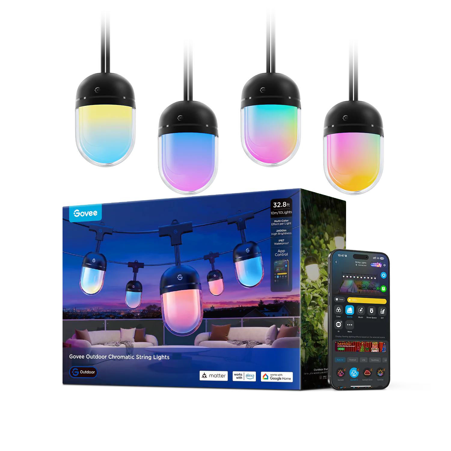 Govee Matter Outdoor String Lights