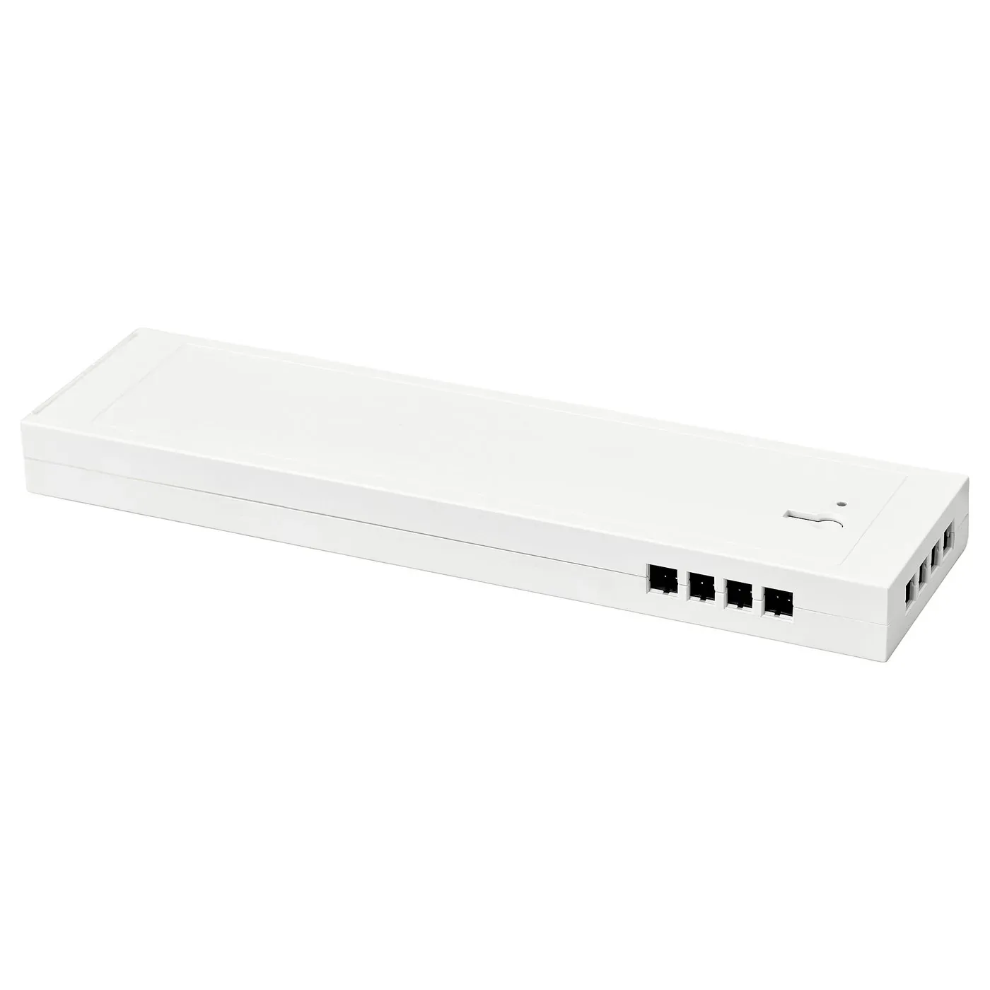 White IKEA DUBBELKISEL 30 W LED driver with eight lighting ports