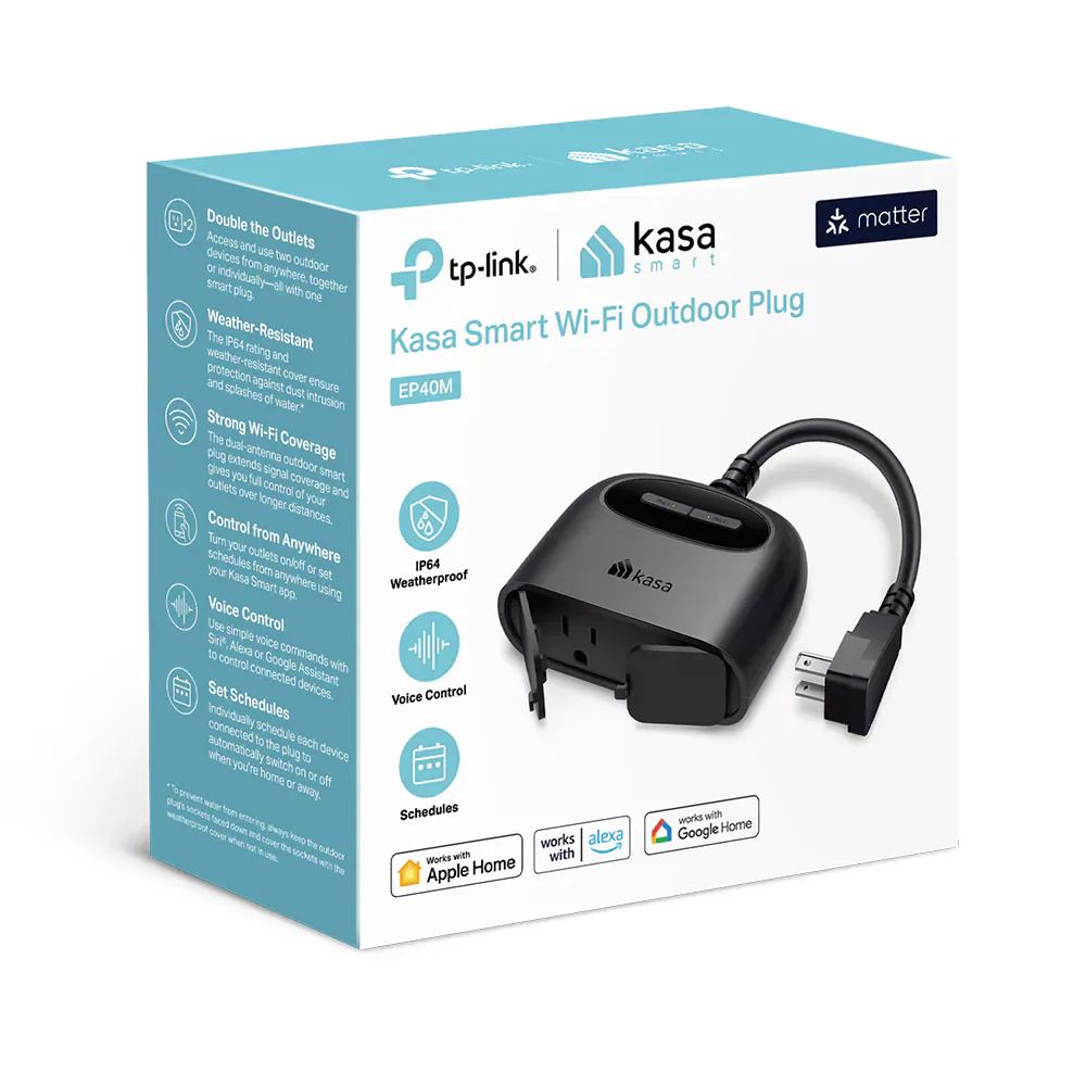 Kasa EP40M outdoor smart Wi-Fi plug