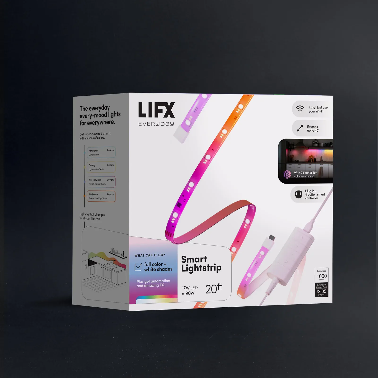 LIFX Everyday 20ft Matter Wi-Fi lightstrip kit