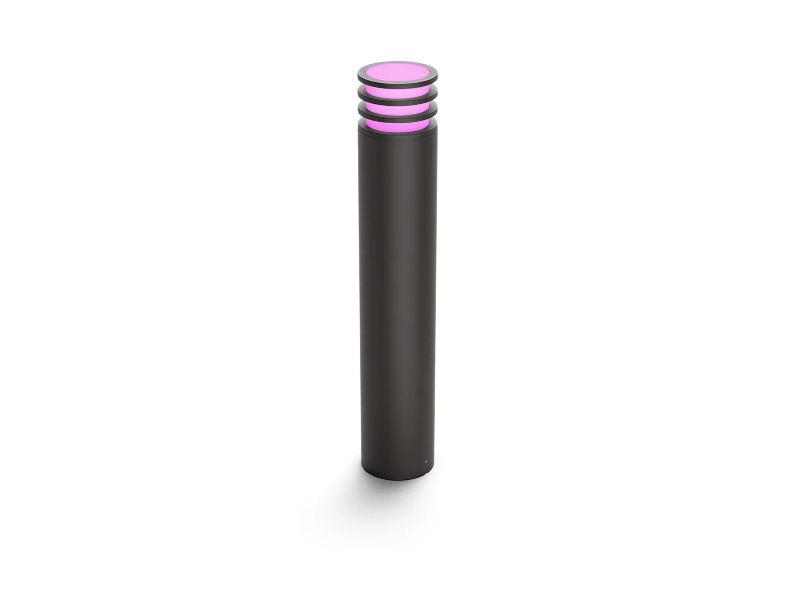 Seventy-seven-centimetre anthracite Philips Hue Lucca outdoor post light