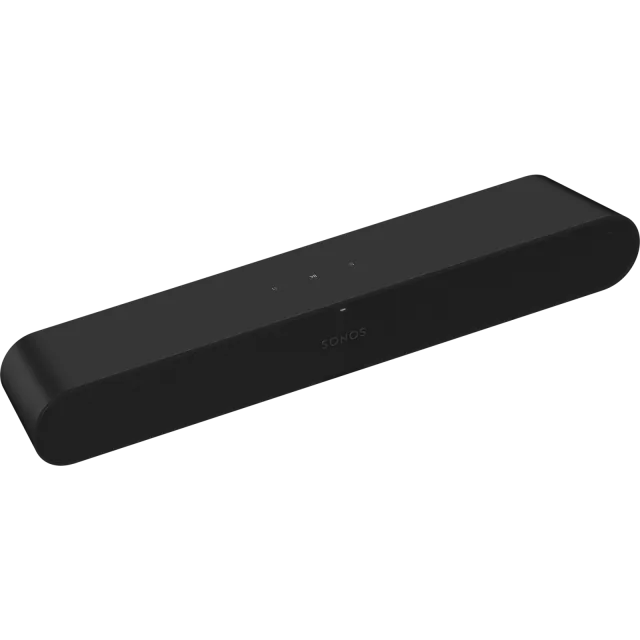Black Sonos Ray compact soundbar