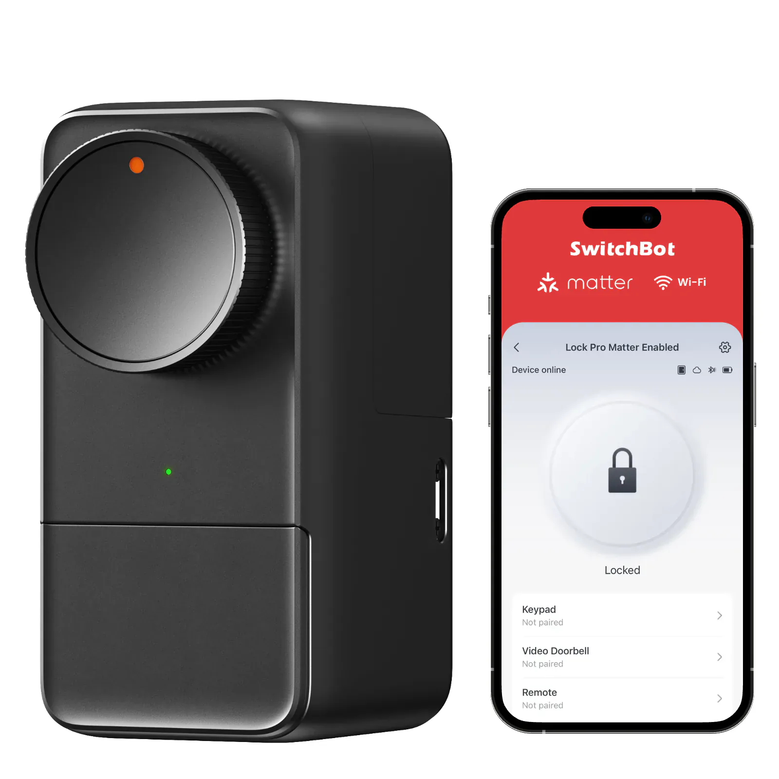 SwitchBot Lock Pro Matter Enabled retrofit smart lock