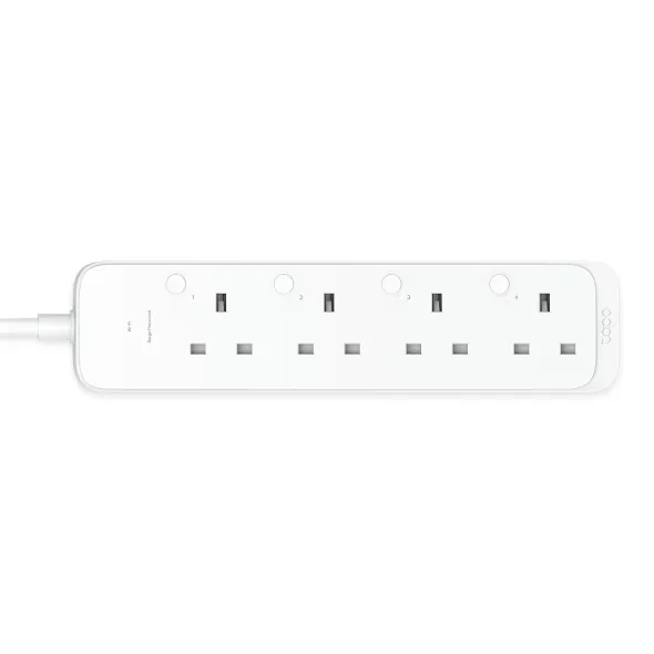 Tapo P304M smart Wi-Fi power strip with four UK outlets