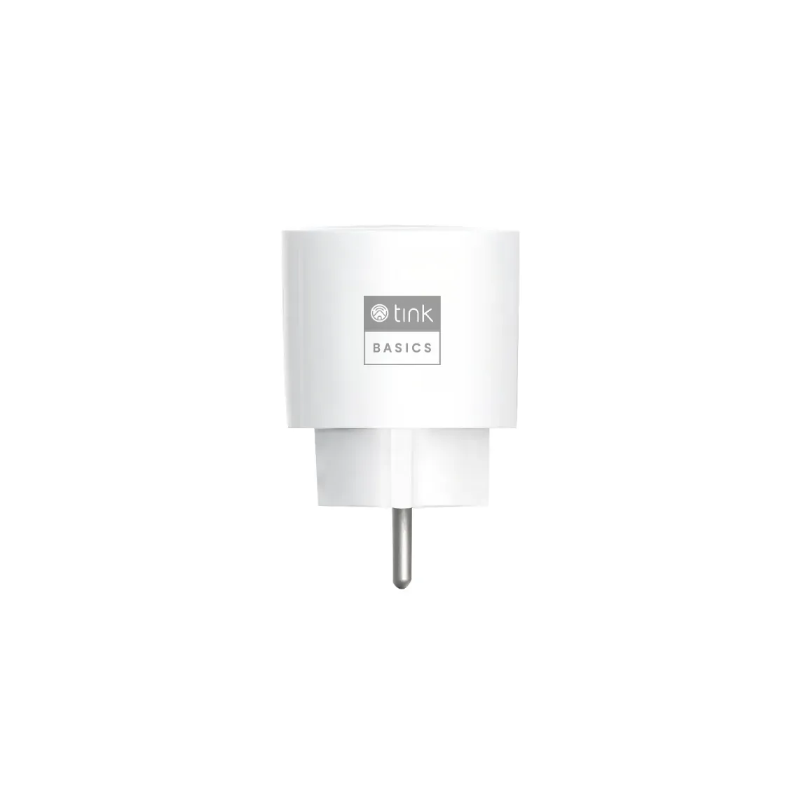 White tink Basics Matter Smart Plug shown against a white background