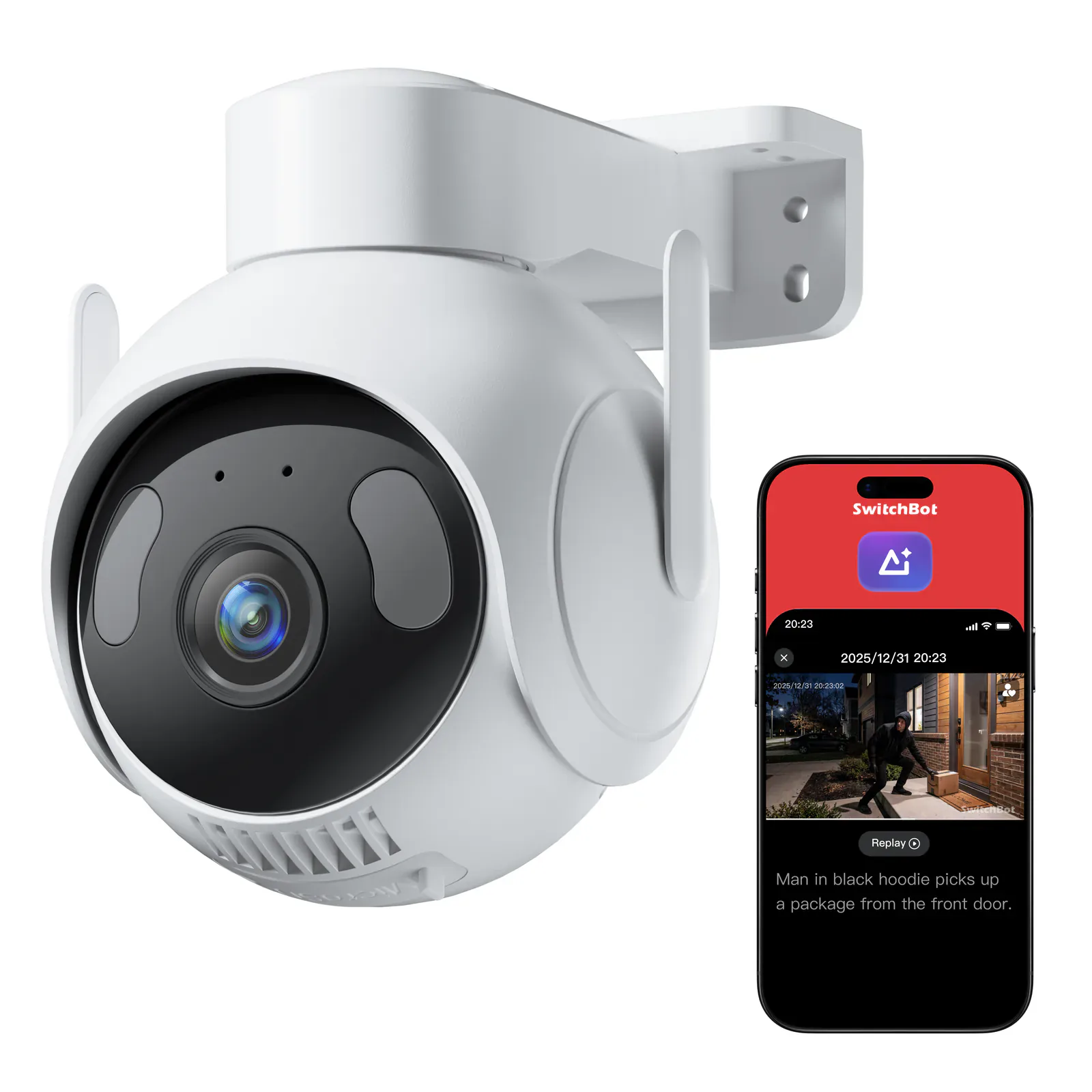 SwitchBot Outdoor Pan/Tilt Cam 3K product image