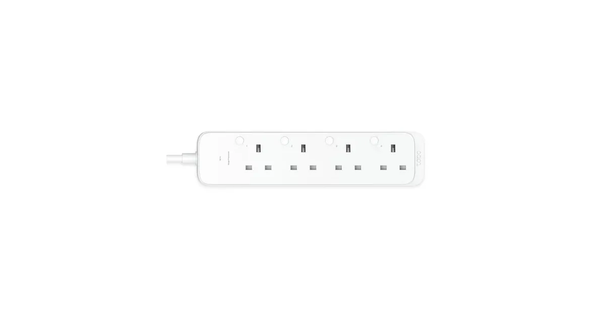 Tapo P304M smart Wi-Fi power strip on a white background