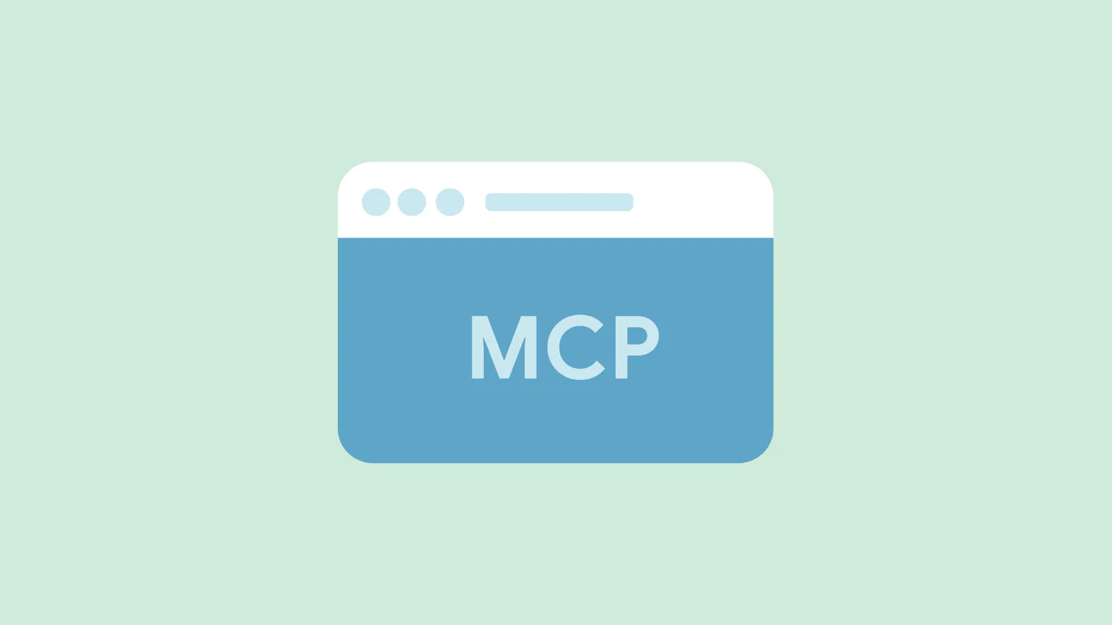 Google Home MCP browser-window illustration
